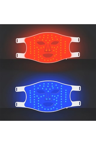 Máscara facial tátil tratamento luz LED de silicone