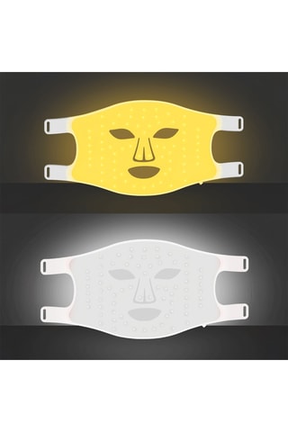 Máscara facial tátil tratamento luz LED de silicone