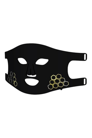 Máscara facial de tratamento com luz LED em silicone