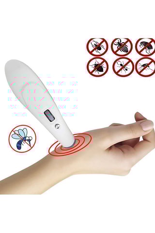 Dispositivo eletrónico contra a comichão de picadas de insetos