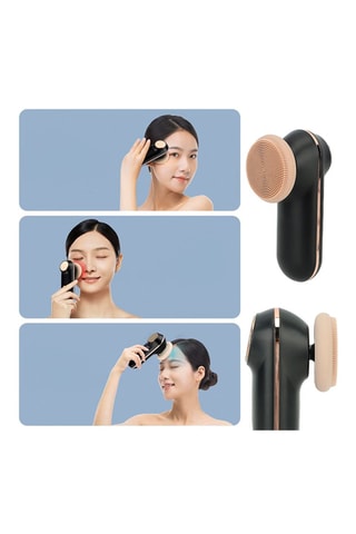 Massajador facial eletrónico - Preto