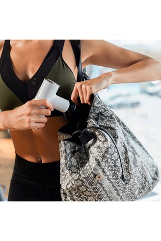 Mini pistola de massagem muscular Branco