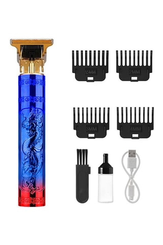 Máquina de cortar cabelo e barba elétrica - 4 comprimentos de corte