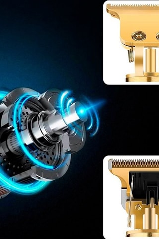 Máquina de cortar cabelo e barba elétrica - 4 comprimentos de corte