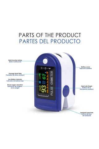 Oxímetro de pulsação digital