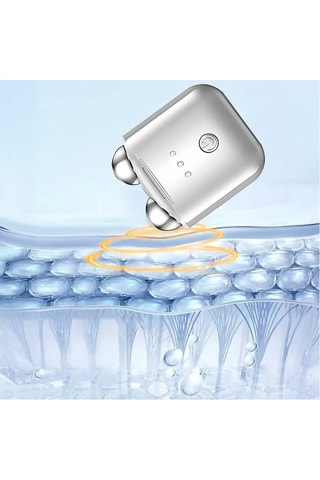 Máquina de massagem de ultrassons para o rosto - Prateado