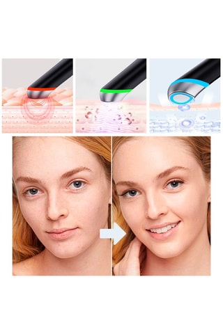 Máquina de massagem para o rosto - Preto