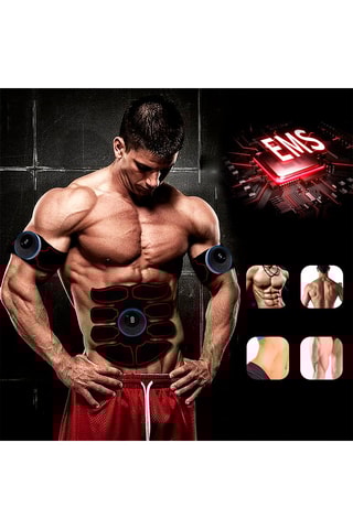 Estimulador eletrónico e massagem com comando EMS 