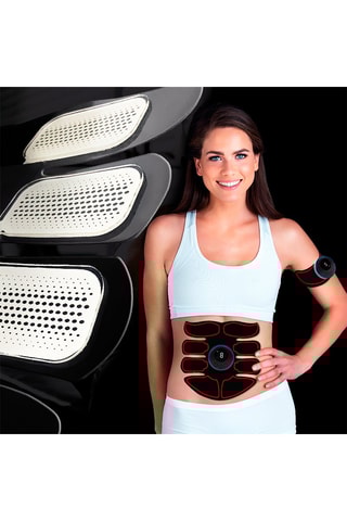 Estimulador eletrónico e massagem com comando EMS 