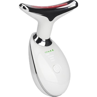 Massajador com ultrassons para o rosto e pescoço - Branco