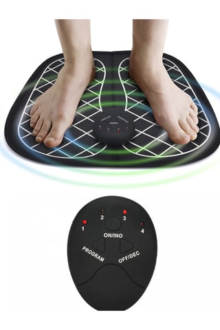 Estimulador de pés portátil Preto