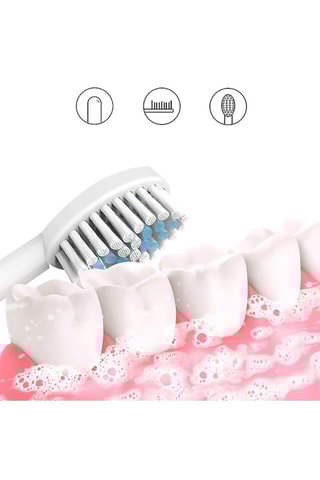 Escova de dentes elétrica sem fios - 3 modos de utilização