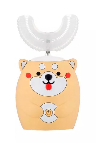 Escova de dentes elétrica em U 
Amarelo