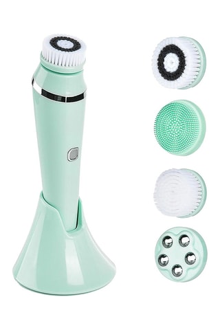 Escova de limpeza para o rosto 4 pontas - Turquesa