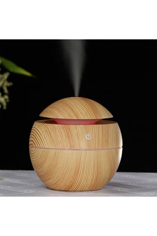 Humidificador LED Castanho ­ 130 ml
