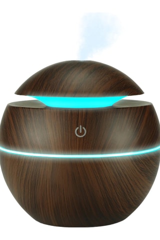Humidificador LED Castanho escuro - 130 ml