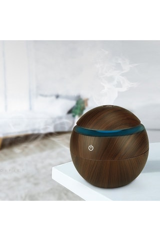 Humidificador LED Castanho escuro - 130 ml