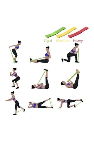 3 faixas elásticas fitness