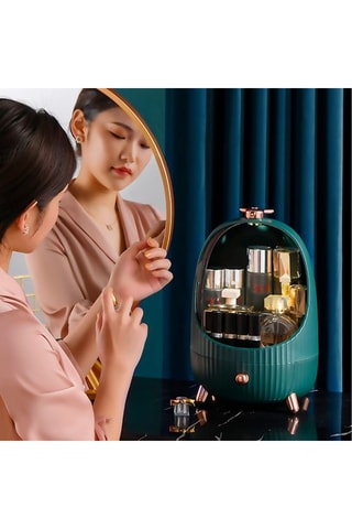 Arrumação para maquilhagem  Verde