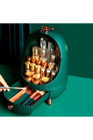 Arrumação para maquilhagem  Verde