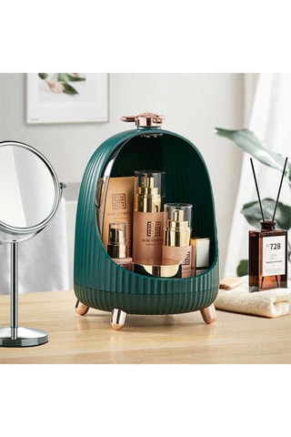 Arrumação de cosméticos formato médio - Verde