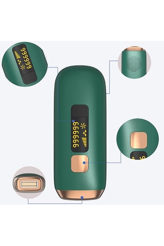 Depiladora de luz pulsada T4 Verde esmeralda