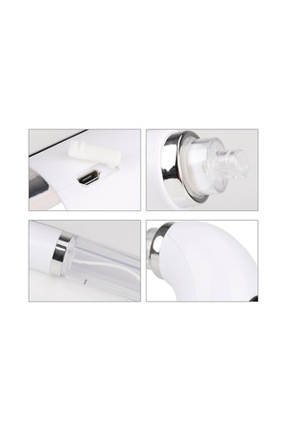 Cuidado de limpeza para a pele Compact Bubble - Branco e preto