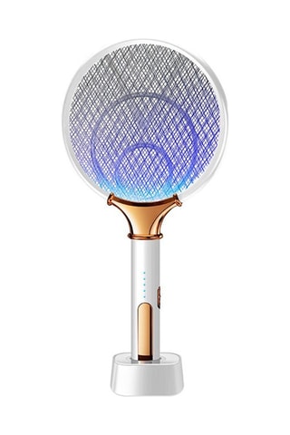 Raquete elétrica inteligente anti-mosquitos