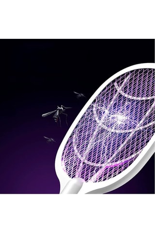 Raquete elétrica anti-mosquitos
