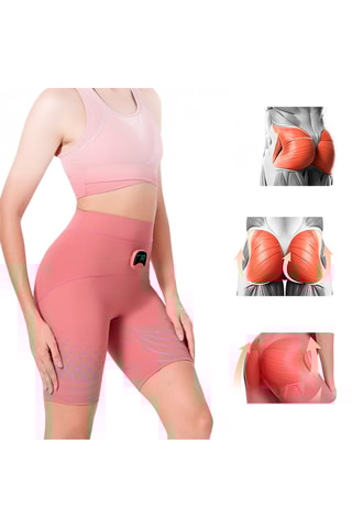 Calções de ciclista inteligentes EMS - Rosa