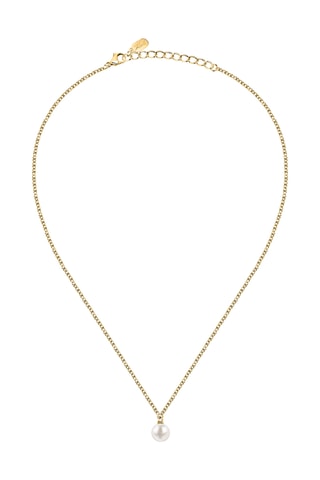 Collana - Dorato e bianco