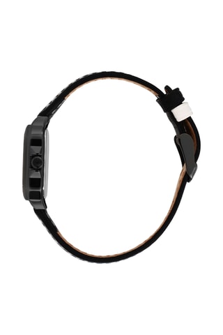 Orologio al quarzo in pelle - Nero