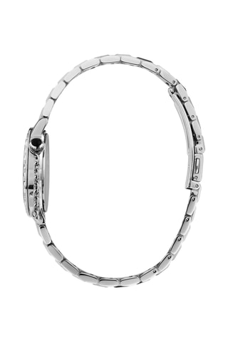 Orologio al quarzo in acciaio - Argentato e nero