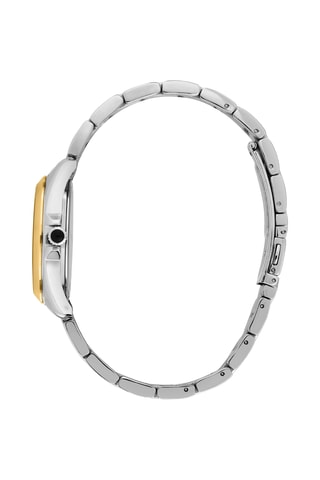 Orologio al quarzo in acciaio - Argentato e dorato