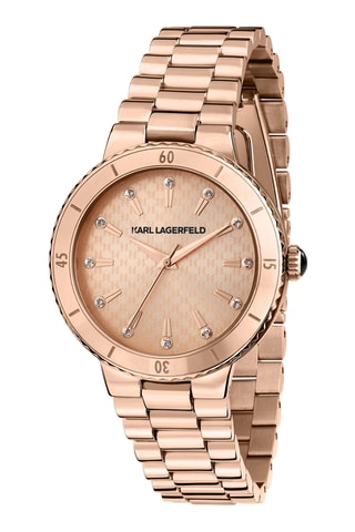 Orologio al quarzo in acciaio - Dorato rosa