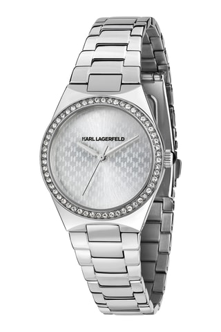 Orologio al quarzo in acciaio - Argentato