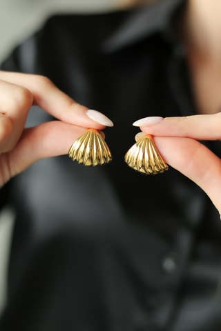 Pendientes - Chapado en oro amarillo