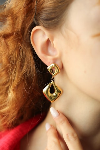 Pendientes - Chapado en oro amarillo