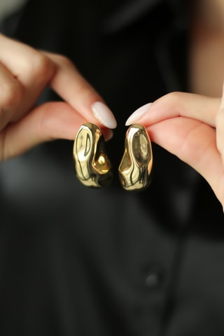 Pendientes - Chapado en oro amarillo