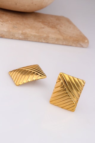 Pendientes - Chapado en oro amarillo