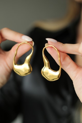 Pendientes - Chapado en oro amarillo