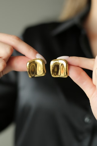 Pendientes - Chapado en oro amarillo