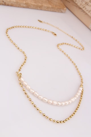 Collar - Chapado en oro amarillo 