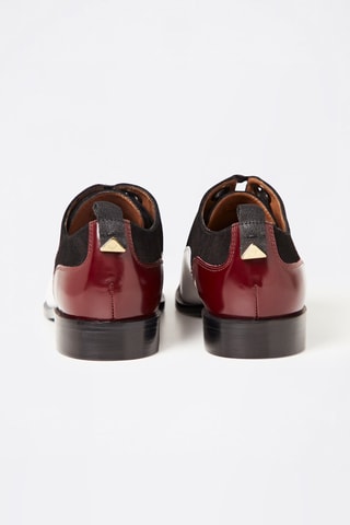 Richelieus de piel - Negro y blanco - Emporio Armani