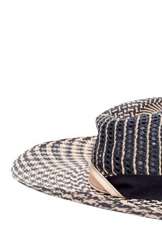 Sombrero  - Natural y negro - Emporio Armani