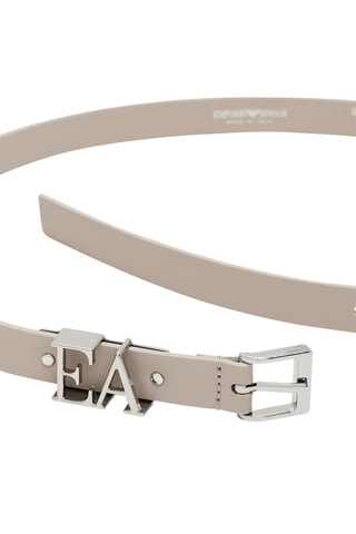 Cinturón de piel - Beige - Emporio Armani