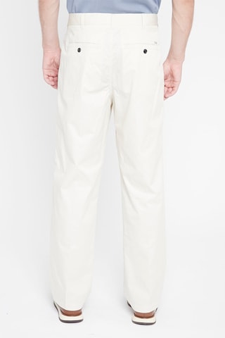 Pantalón recto - Crema - Emporio Armani