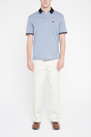 Pantalón recto - Crema - Emporio Armani