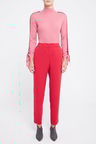 Pantalón recto - Rojo - Emporio Armani