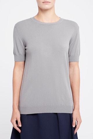 Camiseta - Gris claro jaspeado - Emporio Armani